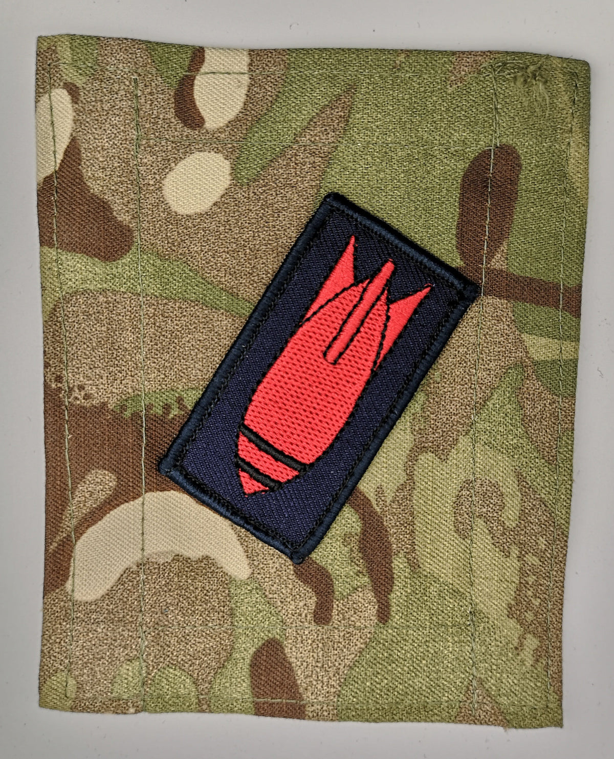 British Army TRF Patches on MTP Blanking Panels Various - Used