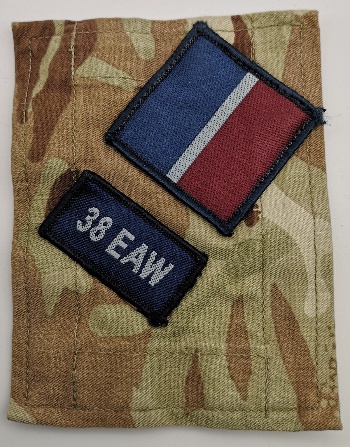 British Army TRF Patches on MTP Blanking Panels Various - Used