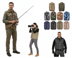Bodywarmer Padded Gilet Action Vest Multi Pocket Assorted Colours
