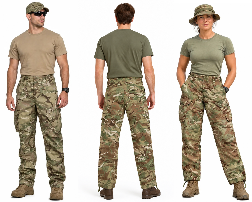 MTP Combat Trousers British Army Multi-Cam Pattern Lightweight Camo Combats G1