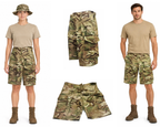 MTP Combat Shorts Multi-Terrain British Army Camouflage Pattern Multi Camo Style