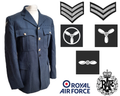 RAF No1 Dress Jacket With Selectable Arm Badges / Insignia (Other Air Ranks)