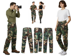 Woodland Camo Trousers Military Style Combat / Field Army Pants 28"