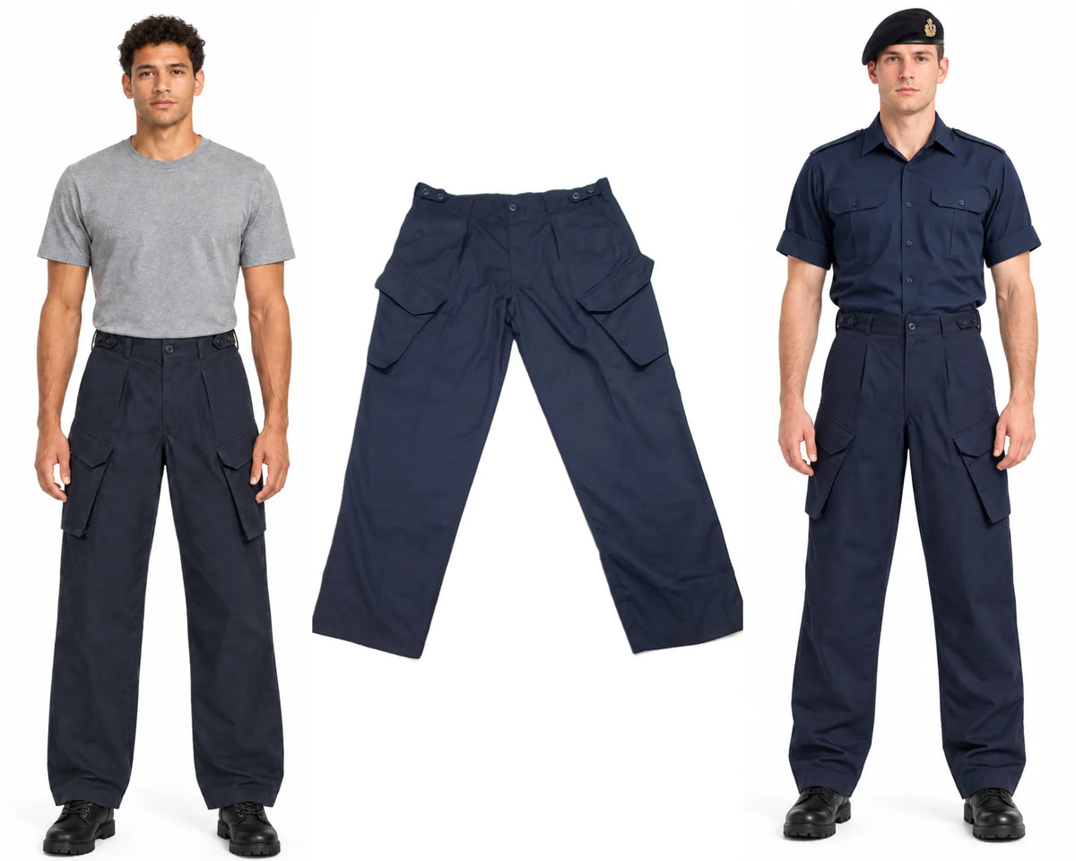 Navy Operational Trousers RN Royal Navy British Royal Naval Blue Fire Resistant Rig 22 GD1