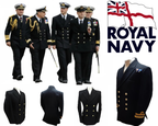 RN Jacket Class I & III Royal No1B Naval Double Breasted Blazer Royal Navy