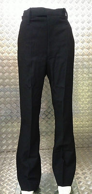 British Royal Navy RN Class II Black Flared Bell Bottom Sailors Trousers