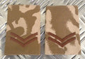 100 Rank Slides British Old Pattern Desert Camo Corporal Chevron 100 Pr