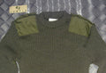 Commando Pullover Wool Mix Jumper Crew Neck Very Warm British Army Green Grade 2