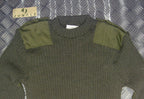 Commando Pullover Wool Mix Jumper Crew Neck Very Warm British Army Green Grade 2