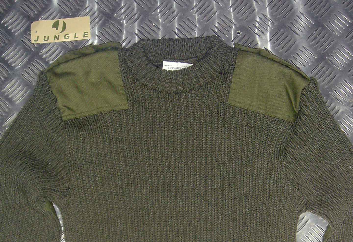 Commando Pullover Wool Mix Jumper Crew Neck Very Warm British Army Green Grade 2