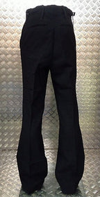 Naval Trousers British C2 Style Class II Black Flare Bell Bottom Sailors - NEW