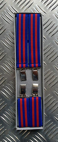 Retro Vintage Unisex Slim Clip-On Elastic Braces / Suspenders - Adjustable NEW