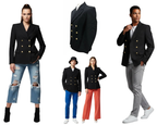 Double Breasted Jacket 6 Anchor Buttons British Made Casual Wear