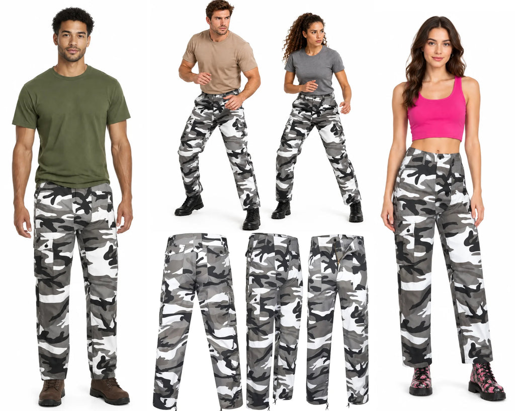 Urban Cargo Trousers Military Style Combat / Field Army Pants Assorted Sizes