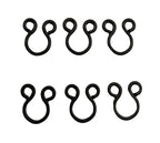 Hook & Eye Vintage Mil-Spec Black Snipe Hook Eye (Eye Side Only) - NEW