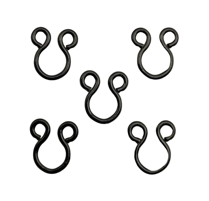 Hook & Eye Vintage Mil-Spec Black Snipe Hook Eye (Eye Side Only) - NEW