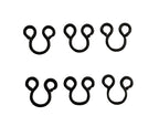 Hook & Eye Vintage Mil-Spec Black Snipe Hook Eye (Eye Side Only) - NEW