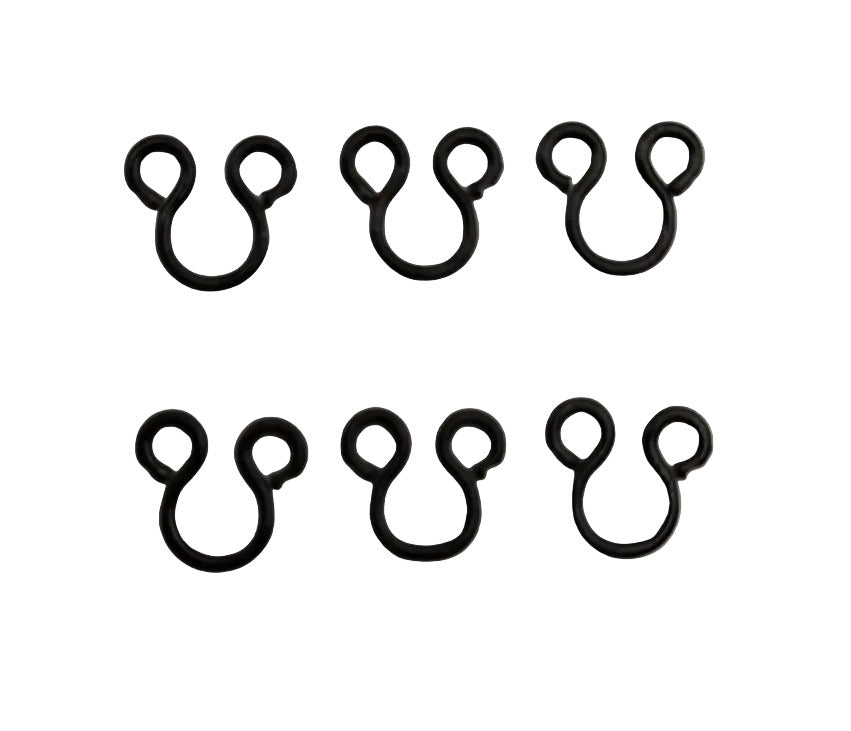 Hook & Eye Vintage Mil-Spec Black Snipe Hook Eye (Eye Side Only) - NEW