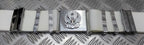Abu Dhabi Belt White Nylon With Buckle For Ceremonial & Parade Duties