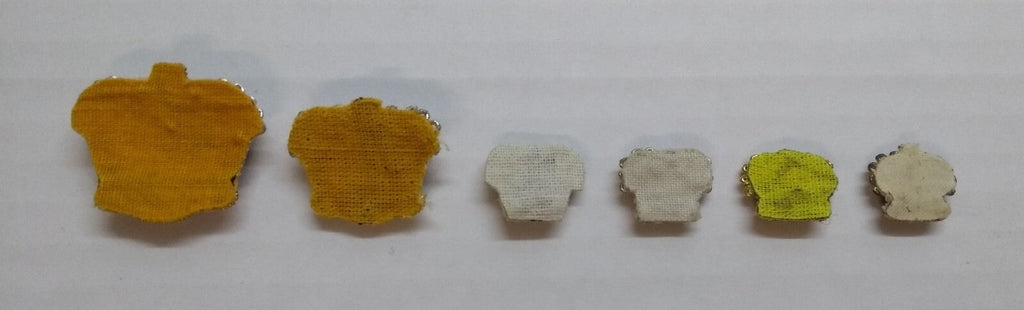 Army Crowns Gold/Silver With Crimson Padding Hand Embroidered H/E Insignia X6