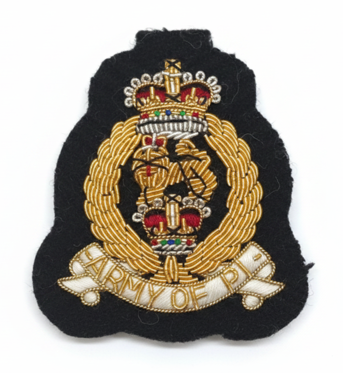 AGC Beret Badge British Army (SPS) Issue Hand Embroidered Patch