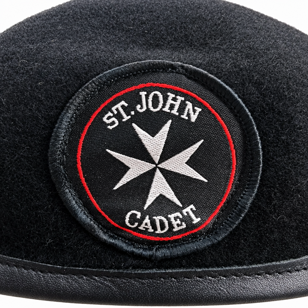 Beret on a pure white background