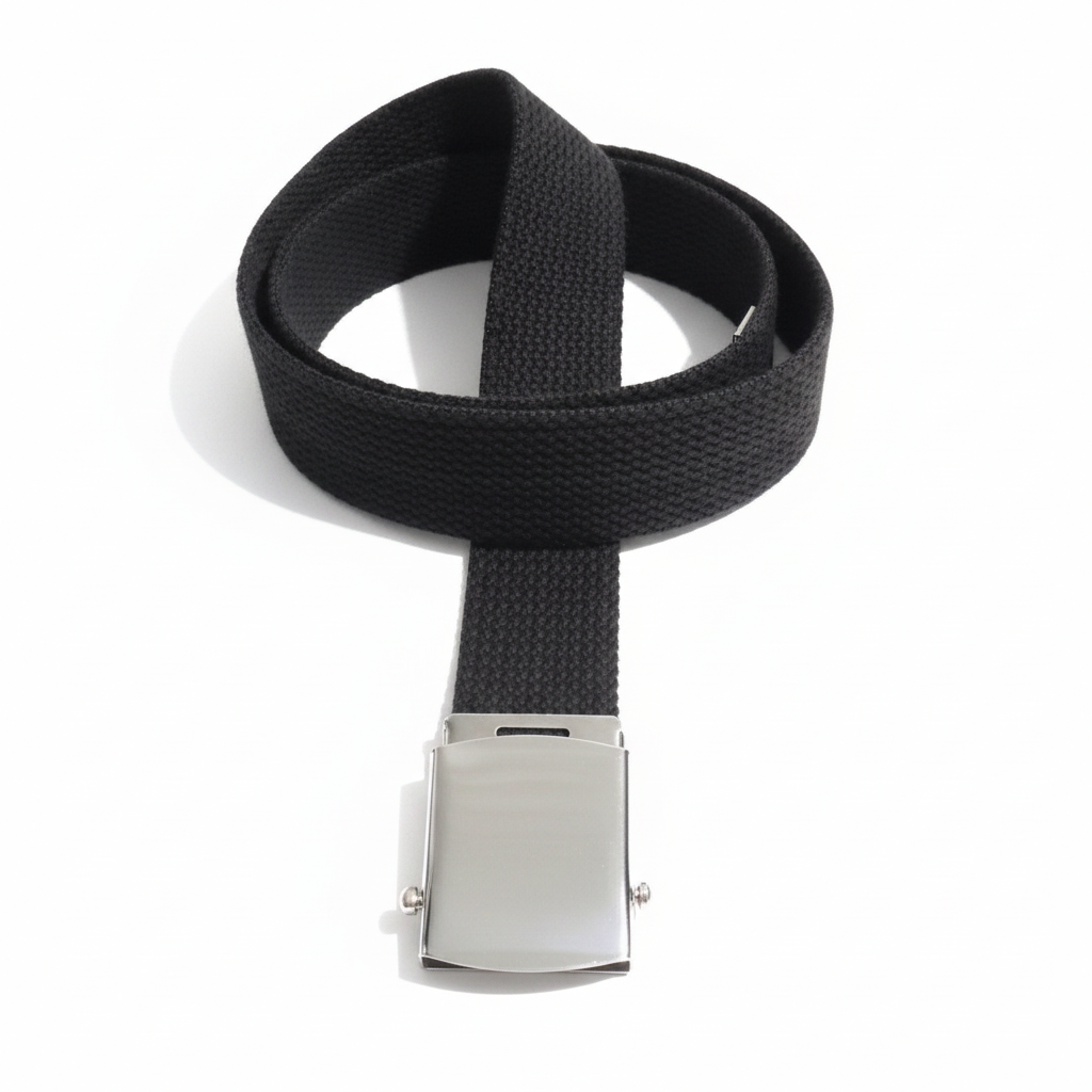 Black Belt - White Background, No Reflection