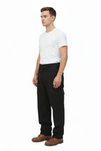 Black Cargo Trousers Military Style Combat / Field Army Pants Assorted Sizes