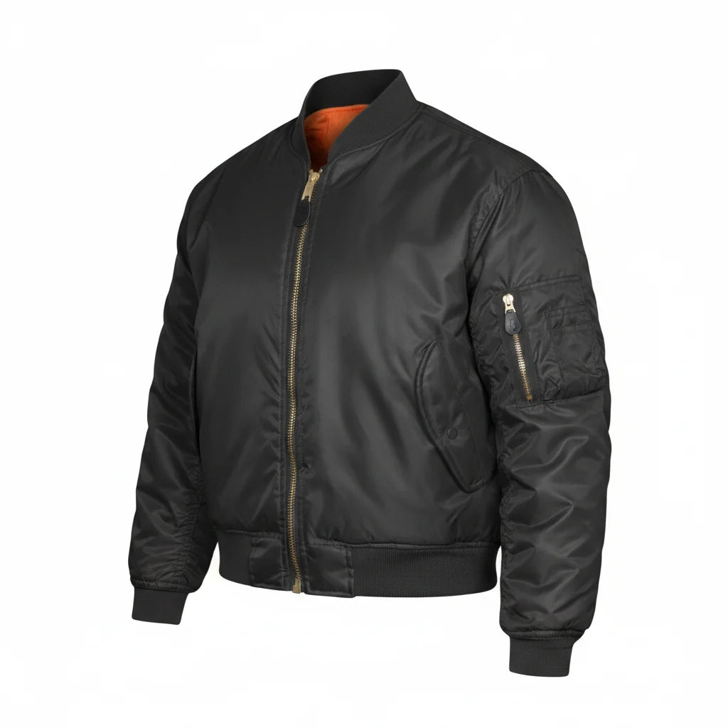 Security Bomber Jacket Black for Doorman Bodyguards upto 8XL