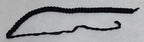 Black Lanyard 3 Ply Pleated Ceremonial and Parade British Made