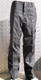 Black Military Style Combat Cargo / Utility / Field Trousers Size 44"-48" - NEW