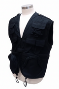 Black Vest - White Background