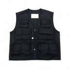Black vest white background