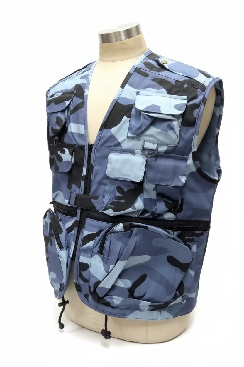 Utility Vest Combat - Fishing - Photography - Airsoft Assorted Colours