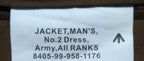 British Army No2 Dress FAD Jacket All Ranks Style Tunic No Button Size 188/108cm