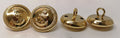 British Royal Navy Dress Roped Rim Anchor Queen's Crown Buttons 30L