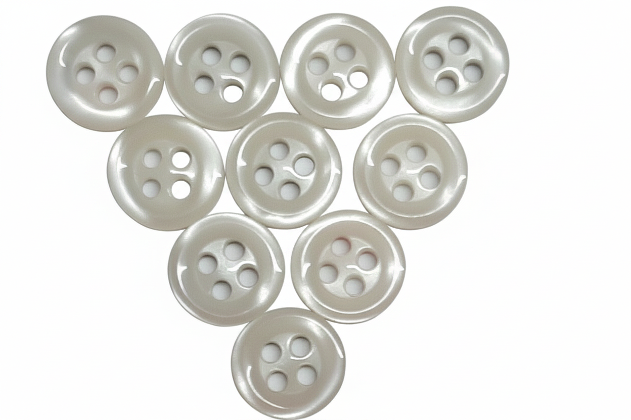Buttons triangle white background