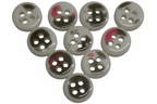 Buttons underside white background