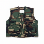 Camo vest white background