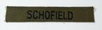 Chest ID Stripes / Name Bars Heavy Duty Plain Green No Text x 2 New