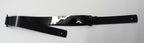 Chin Straps Black 1/2" Adjustable Metal Buckle Chinstraps X2 for Dress Hats