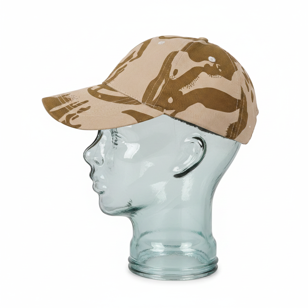 Chocolate Chip Desert Cap on Glass Head