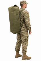 Army Kitbag US Style Duffle Shoulder Bag & Rucksack Military Green OD