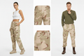 Desert Camo Trousers Collage - Consistent White Background