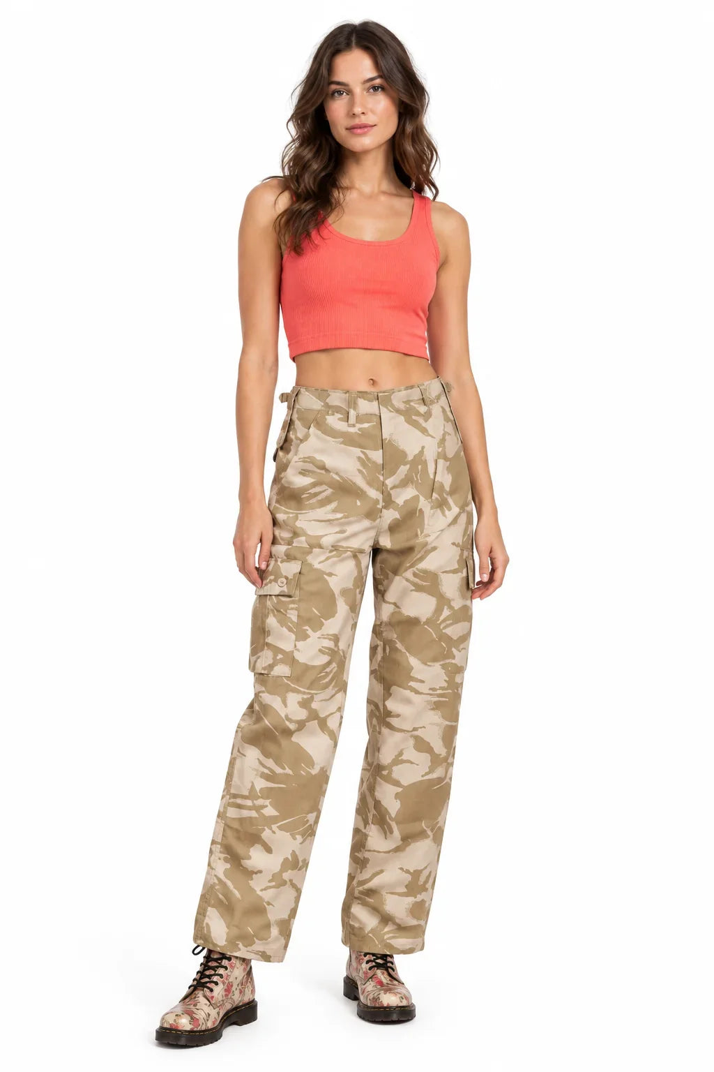 British Desert Trousers UK Camo Military Style Combat / Field Army Pants 44"
