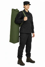 Army KitBag British Military Style Canvas Kit Bag Black or Green