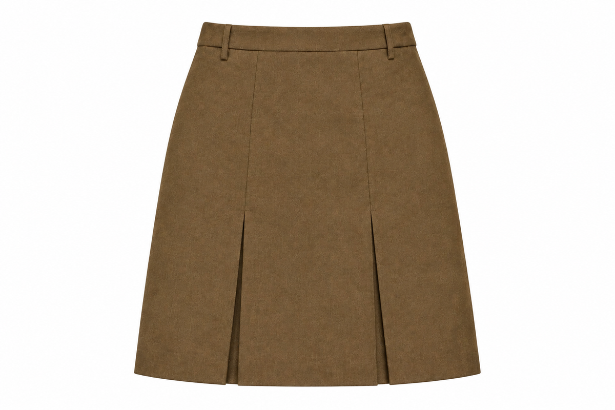 Fitted barrack skirt without model