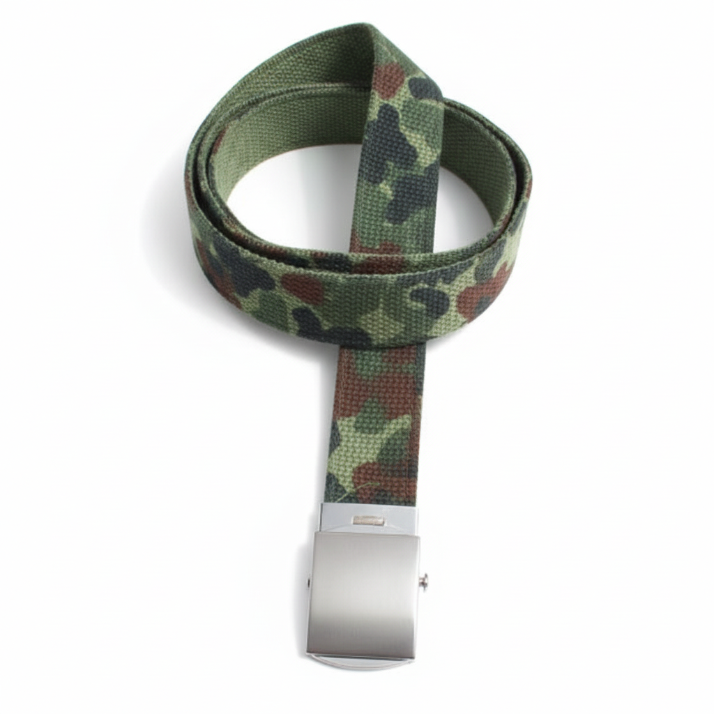 Flecktarn Camo Belt - White Background, No Reflection