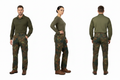 Flecktarn Trousers Collage - Front, Side, Rear