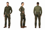 Flecktarn Trousers Collage - Front, Side, Rear